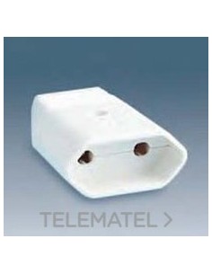 BASE ENCHUFE MOV.DIS.SEG.2P 10A 250V BL