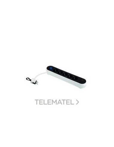 BASE MULT.5 tomas+2 USB 1,4m INT.