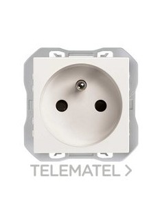 BASE DE ENCHUFE FRANCESA BLANCO