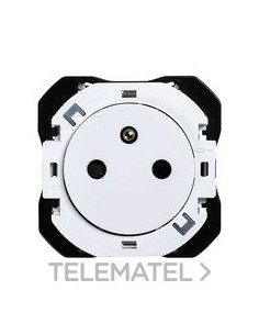 BASE DE ENCHUFE CLEAN FRANCESA BLANCO