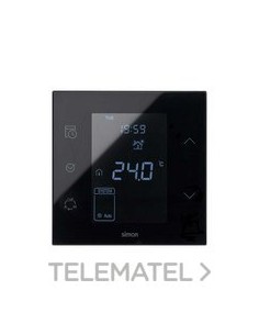 TERMOSTATO SIMON 100 NEGRO BRILLANTE