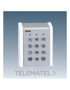 TECLADO SIMON 89 P/SIST.CTROL.ACCESO RED