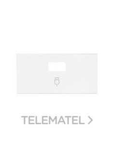 TAPA SIMON 100 P/CTR.USB BLM.