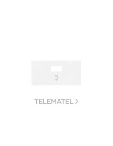 TAPA SIMON 100 P/CTR.USB BLM.