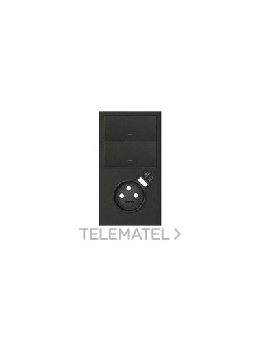 TAPA SIMON 100 P/BA.FRAN.CAR.USB BLM.