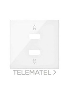 TP.SIMON 100 P/2 CTR.USB 2 MOD.BL BRILL.