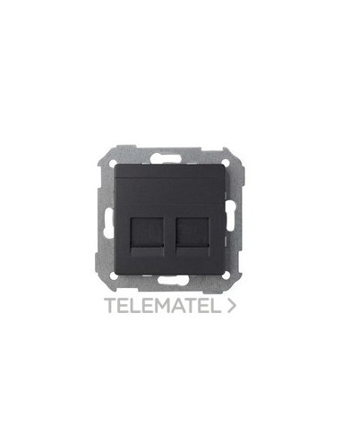 TAPA INFORM.UNV.SIMON 82 2 CTR.RJ45 GF.
