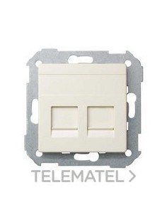 TAPA INFORM.UNV.SIMON 82 2 CTR.RJ45 MF