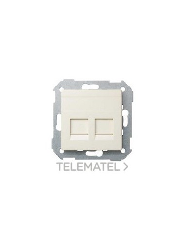 TAPA INFORM.UNV.SIMON 82 2 CTR.RJ45 MF