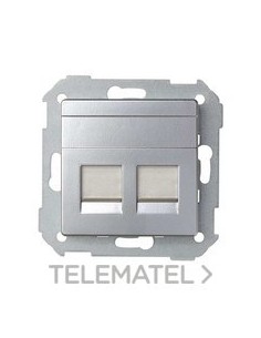TP.INFORM.UNV.SIMON 82 2 CTR.RJ45 Al MT