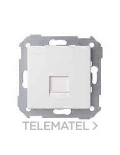 TAPA INFORM.SIMON 82 RJ45 UNV.BN