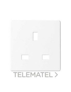 TAPA ENCHUFE BRITÁNICA SIMON 82 BLANCO