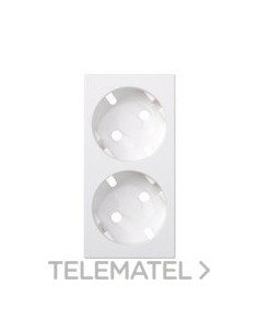 TAPA DBL.SCHUKOS IMON 500 CIMA S/LED BL