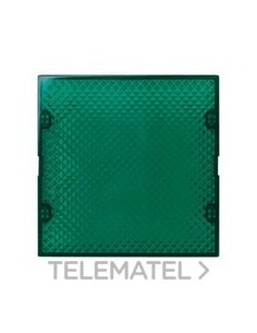 TAPA DIFUSOR SIMON 28 VERDE/BLANCO NIEVE