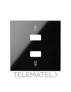 TAPA CAR.USB SIMON 100 2 BOCAS NG BRILL.