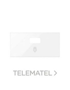 TAPA CAR.USB SIMON 100 1 BOCA BL BRILL.