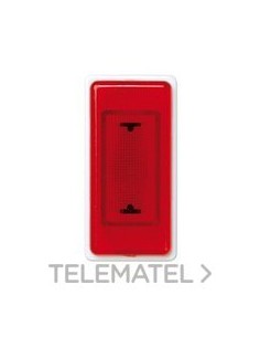 SEÑALIZADOR SIMON 27 ROJO BLANCO NIEVE