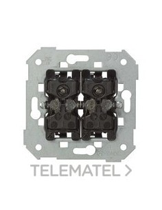 PULSADOR SIMON 75 DBL.LUMIN.AZ 10A