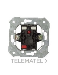 PULSADOR SIMON 75 CON PILOTO ROJO