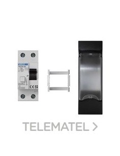 PL.SIMON K45 con3 MEC.DIF.30mA FTO.DIN