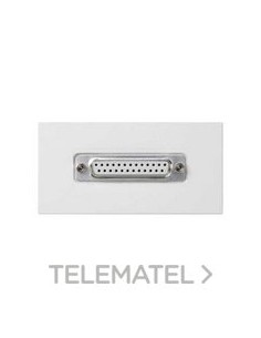 PLACA SIMON K45 2 MEC.1 CTR.DB25 H BN