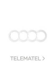 PLACA SIMON 88 4 EL.100x313mm 0 BN