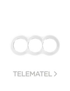 PLACA SIMON 88 3 EL.100x242mm BN