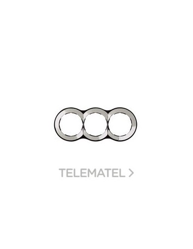 PLACA SIMON 88 3 EL.100x242mm CMD.