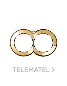 PLACA SIMON 88 2 EL.100x171mm ORO 24K