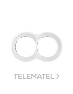 PLACA SIMON 88 2 EL.100x171mm BN