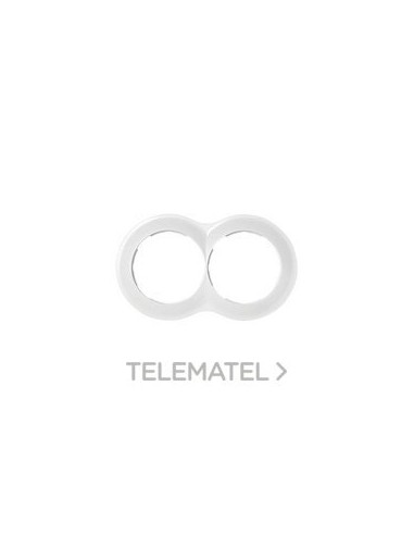 PLACA SIMON 88 2 EL.100x171mm BN