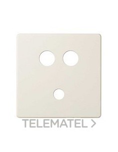 PLACA SIMON 82 P/CTR.MINI-JACK+2RCA MF