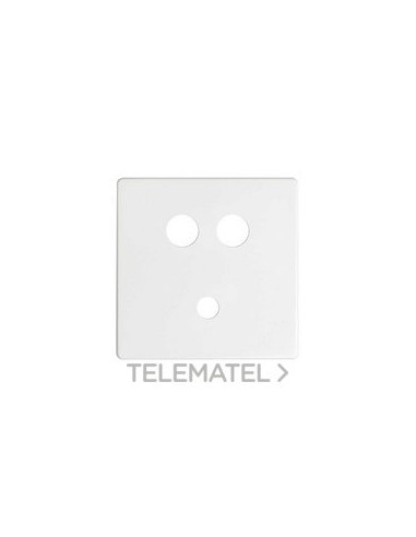 PLACA SIMON 82 P/CTR.MINI-JACK+2RCA BL