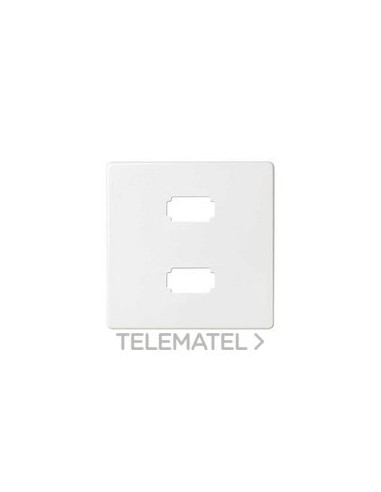 PLACA SIMON 82 P/CTR.2xUSB 2.0 TIPO-A BL