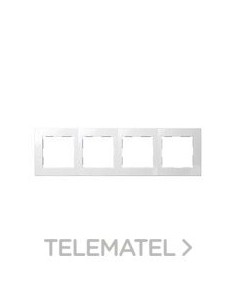 PLACA SIMON 28 4 EL.LIN.BN