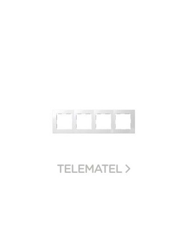 PLACA SIMON 28 4 EL.LIN.BN