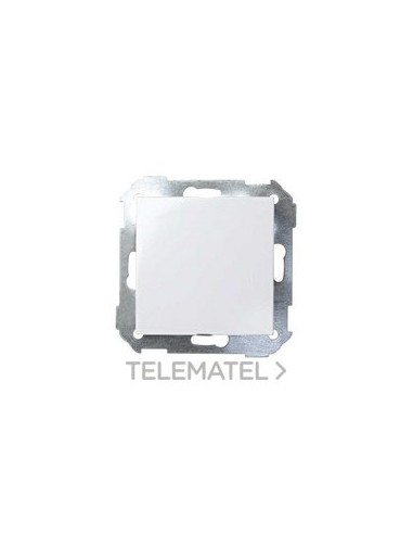 PLACA CIEGA SIMON 28 BLANCO NIEVE