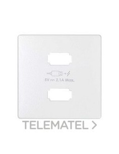 PL.CAR.SIMON 82 2xUSB 5V DC 2,1 TIPO BL