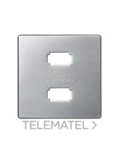 PL.CAR.SIMON 82 2xUSB 5V DC 2,1 TIPO Al