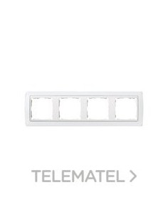 MARCO SIMON 82 CON 4 ELEMENTOS BLANCO