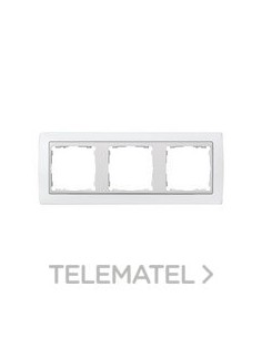 MARCO SIMON 82 CON 3 ELEMENTOS BLANCO