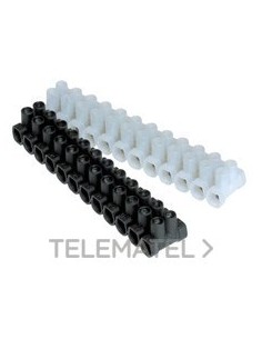 REGLETA CONEXIÓN 12P 16mm ESTÁNDAR NEGRA