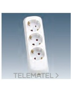 BASE ENCHUFE TRIPLE TT LATERAL
