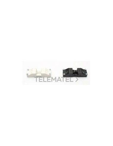 CONECTOR UNIÓN M-H 2P+T NEGRO