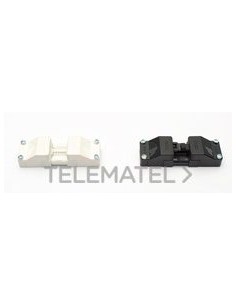 CONECTOR EMPOTRABLE M 2P+T NEGRO