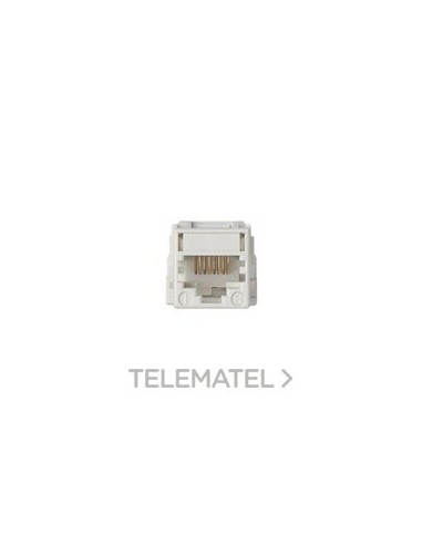 CONECTOR SIMON 75 RJ-45 ATT BLANCO NIEVE