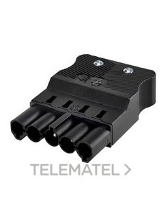 CONECTOR RÁPIDO AÉREO M 5P GRIS GRAFITO