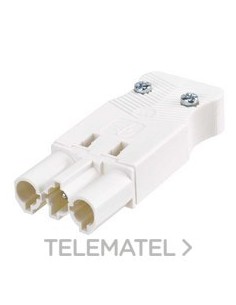 CONECTOR RÁPIDO AÉREO M 3P BLANCO NIEVE