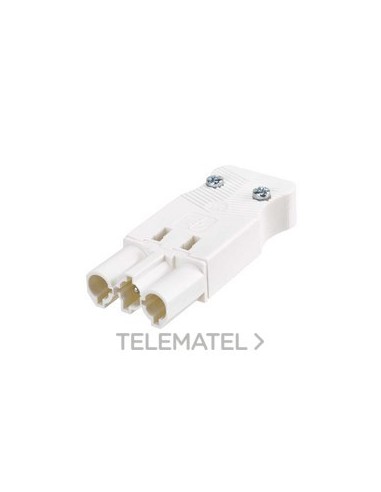 CONECTOR RÁPIDO AÉREO M 3P BLANCO NIEVE