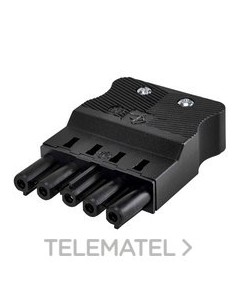 CONECTOR RÁPIDO AÉREO H 5P GRIS GRAFITO